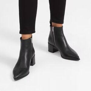 Everlane Shoes | Everlane Boss Boots in Pebble Leather Black